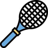 ilustración de diseño de icono de vector de raqueta de tenis