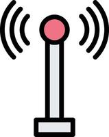 Radio antenna Vector Icon Design Illustration