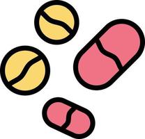 Pills Vector Icon Design Illustration