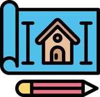 House plan Vector Icon Design Illustration