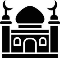Ilustración de diseño de icono de vector de minarete
