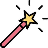 Magic wand Vector Icon Design Illustration