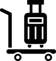 ilustración de diseño de icono de vector de equipaje