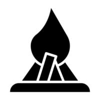 Campfire vector icon