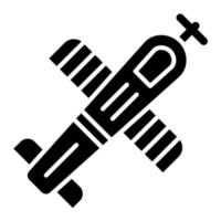 Monoplane vector icon