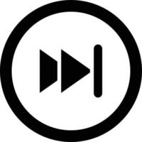 Forward Vector Icon Design Illustration