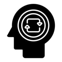 Cognitive vector icon