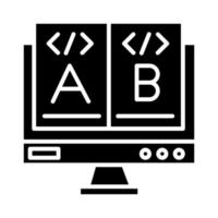 AB Testing vector icon