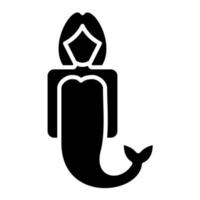 Mermaid vector icon