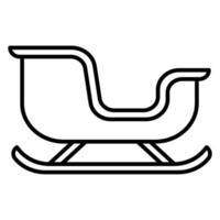 Sled vector icon