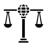 International Law vector icon