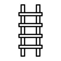 Library Ladder vector icon