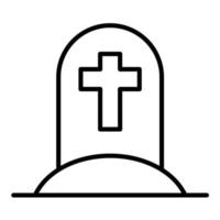 Tomb vector icon