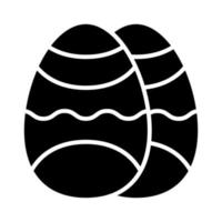 icono de vector de huevos