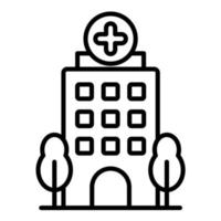 Hospital vector icon