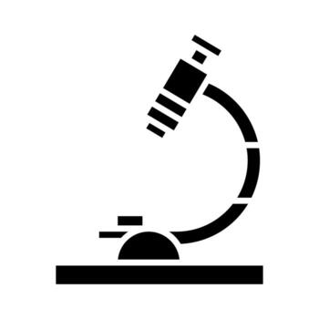 Microscope vector icon