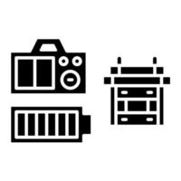 Camera Battery vector icon