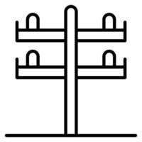 Electric Tower vector icon