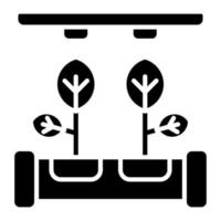 Hydroponic vector icon