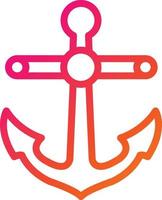 Anchor Vector Icon Design Illustration