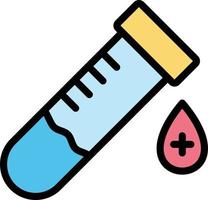 ilustración de diseño de icono de vector de muestra de sangre