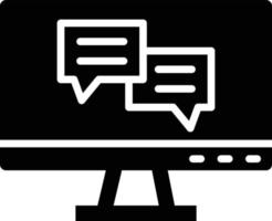 Online chat Vector Icon Design Illustration