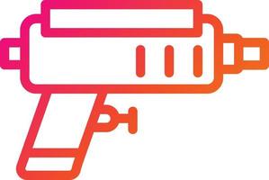 ilustración de diseño de icono de vector de pistola de juguete