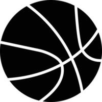 Ilustración de diseño de icono de vector de baloncesto