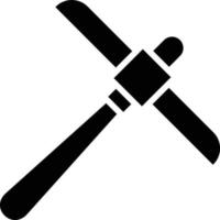 Pickaxe Vector Icon Design Illustration