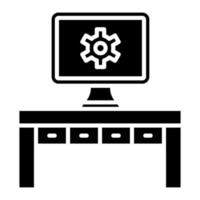 Work Table vector icon