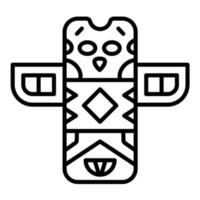 Totem vector icon