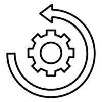 Reverse Engineering vector icon