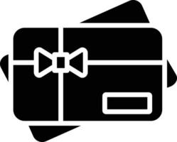 ilustración de diseño de icono de vector de tarjeta de regalo