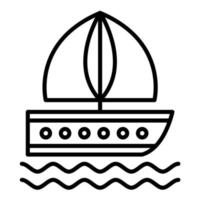 Yachting vector icon