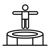 Trampoline vector icon