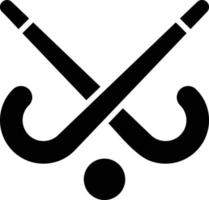 ilustración de diseño de icono de vector de hockey