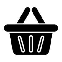 Shopping Basket vector icon