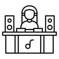 DJ vector icon