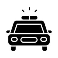 Police Car vector icon