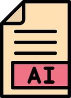 AI Vector Icon Design Illustration