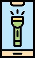 Torch Vector Icon Design Illustration