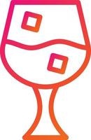 Wine Glass Vector Icon Design Illustration