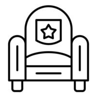 Cinema Sofa vector icon