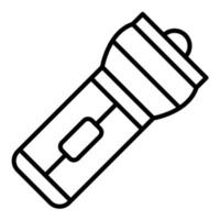 Flashlight vector icon