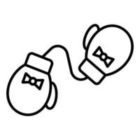 Baby Gloves vector icon