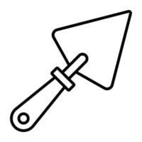 Plastering Trowel vector icon