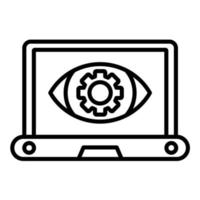 Computer Vision vector icon