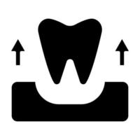 Tooth Extraction vector icon