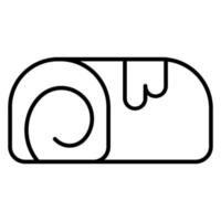 Swiss Roll vector icon