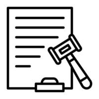 Legal Documents vector icon